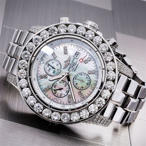 breitling with diamonds.